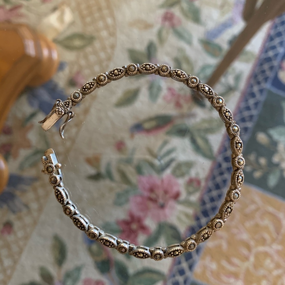 Silver pewter bracelet